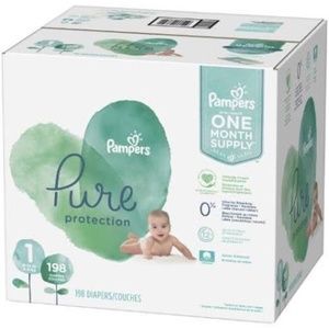 Pampers Pure Protection Diapers 1m supply sz 1